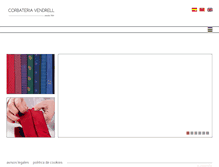 Tablet Screenshot of corbateria-viv.com